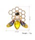 SB245 - Dripping Bee Saree Brooch